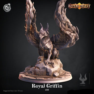 3D Printed Cast n Play Royal Griffin 28mm 32mm D&D (Online Only)