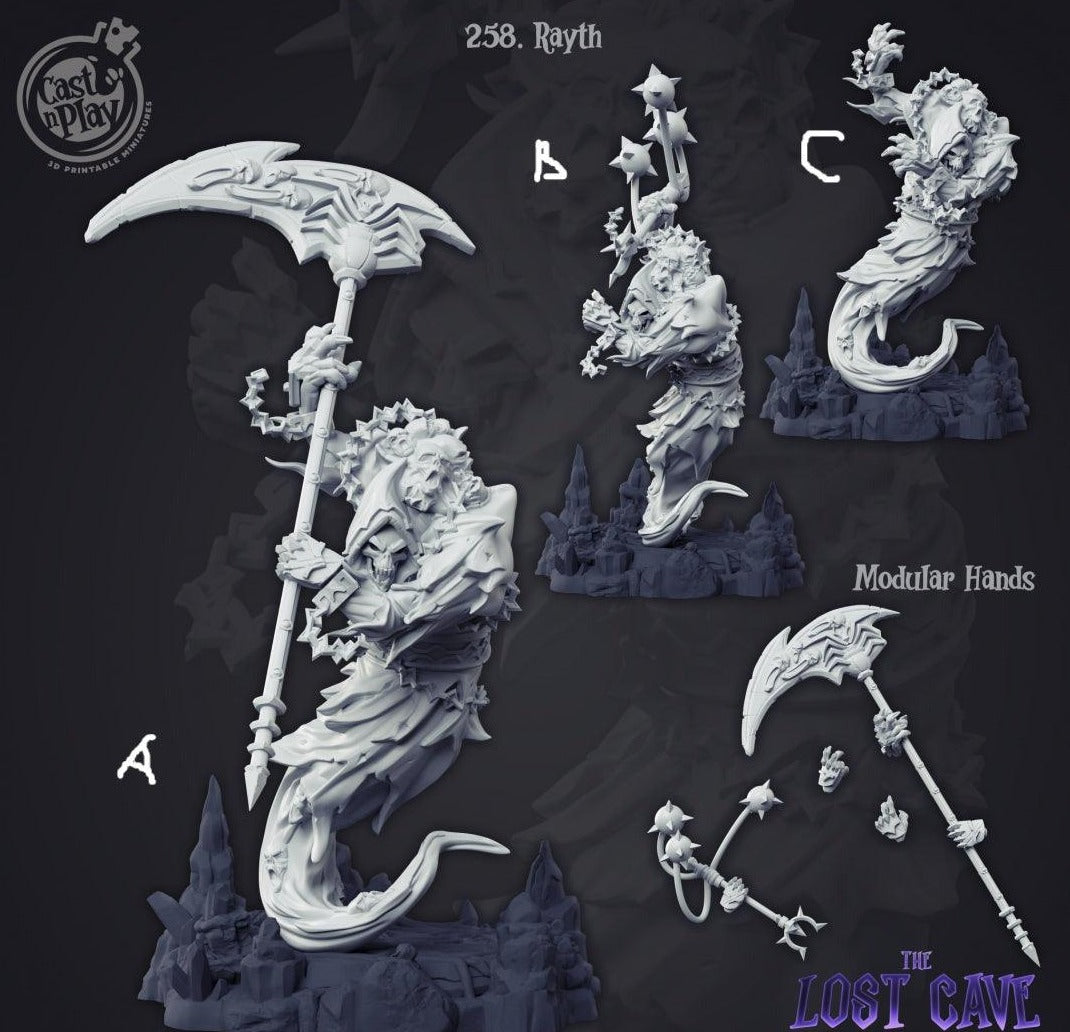 3D Printed Cast n Play Ryath 28mm 32mm D&D (Online Only)
