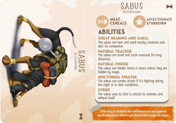 3D Printed Cast n Play Sabus - The Bloodhound Companions 28mm 32mm D&D (Online Only)