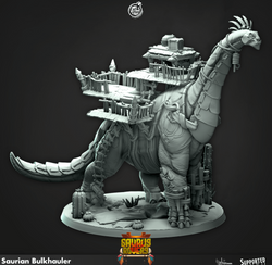 3D Printed Cast n Play Saurian Bulkhauler Saurus Rovers Set 28mm 32mm D&D (Online Only)