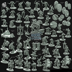 3D Printed Cast n Play Shadow Knights Riders of Doom Set 28mm 32mm D&D (Online Only)