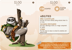 3D Printed Cast n Play Sloo - Sloth Companions 28mm 32mm D&D (Online Only)