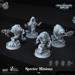 3D Printed Cast n Play Specter Minions Forgotten Maze 28mm 32mm D&D (Online Only)