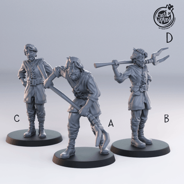 3D Printed Cast n Play Stable Keeper Townsfolk 28mm 32mm D&D (Online Only)