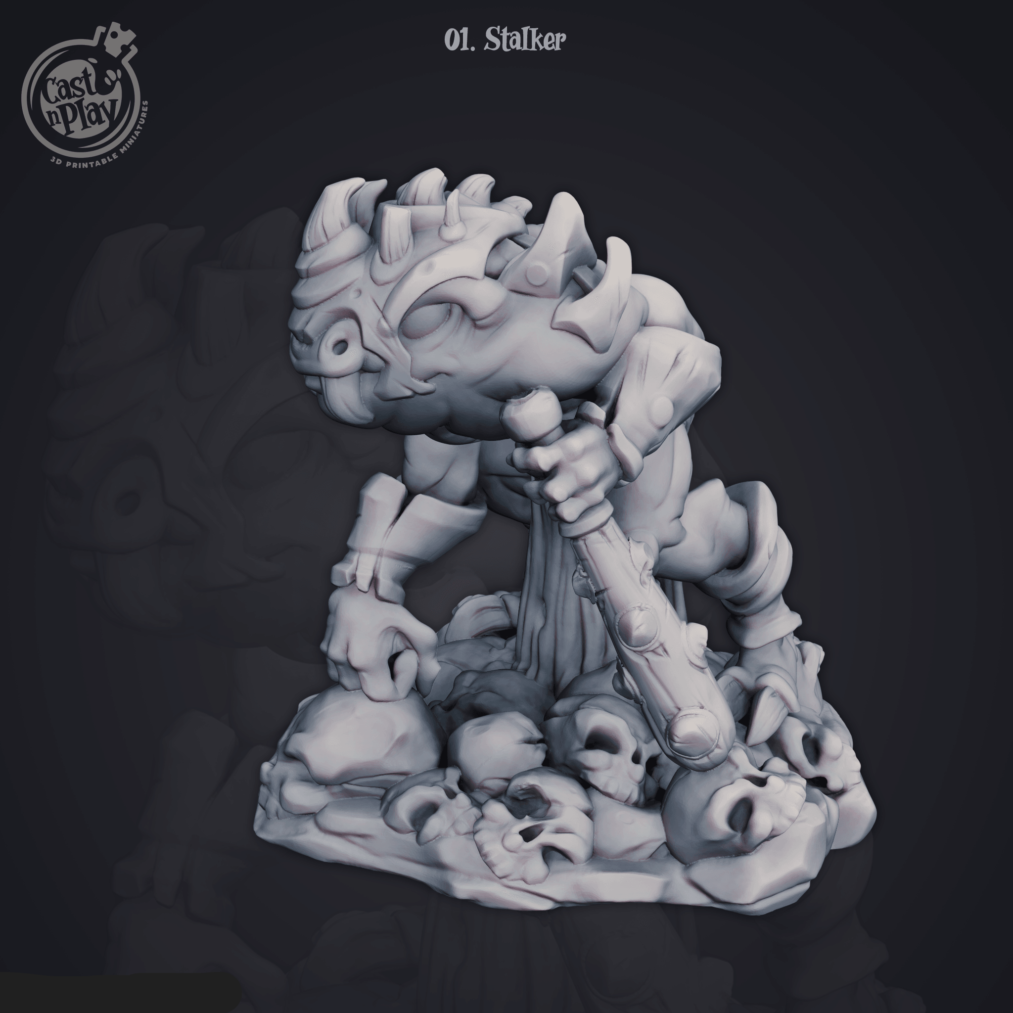 3D Printed Cast n Play Stalker 28mm 32mm D&D (Online Only)