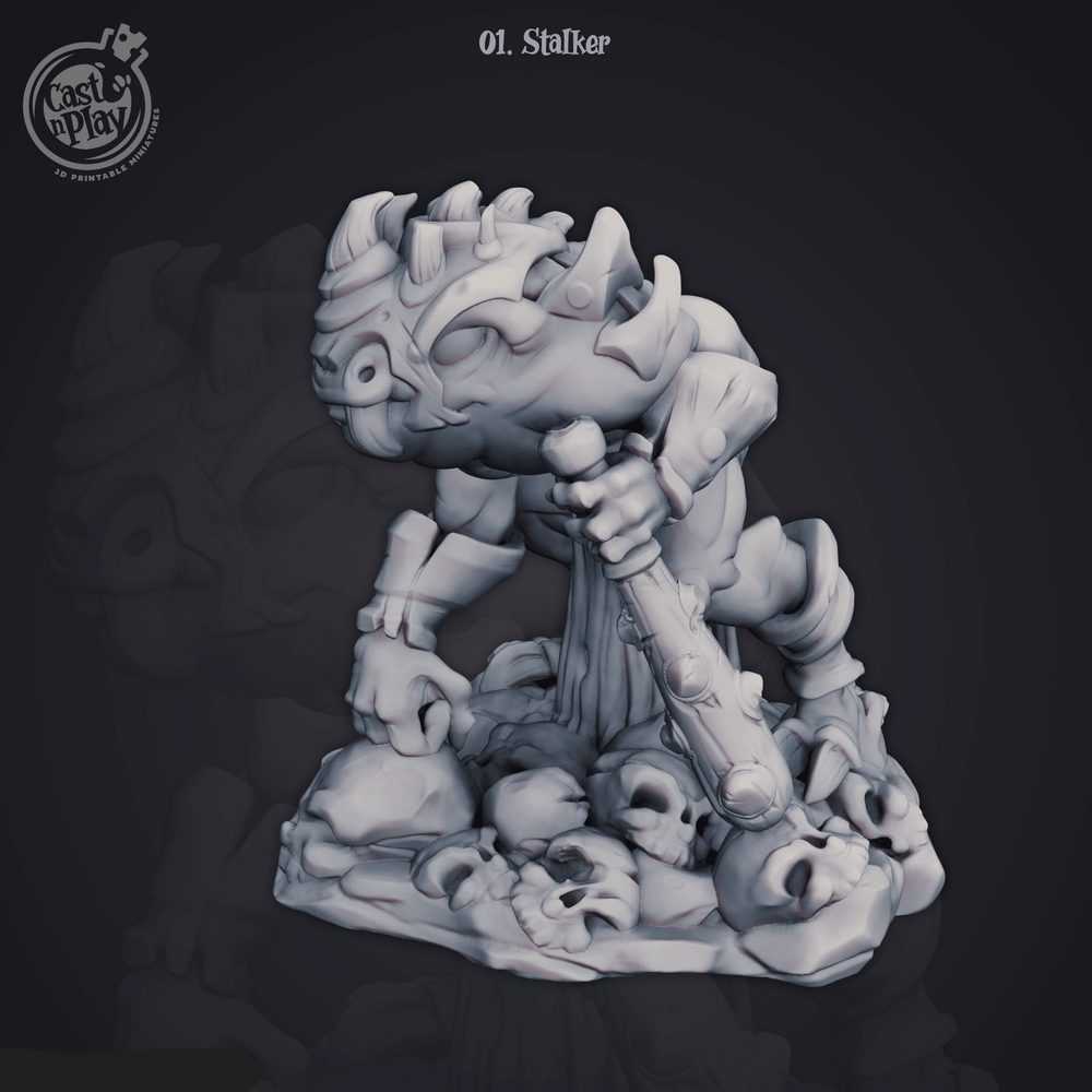3D Printed Cast n Play Stalker 28mm 32mm D&D (Online Only)