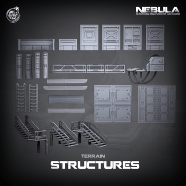3D Printed Cast n Play Structures Nebula Origins 28mm 32mm D&D (Online Only)