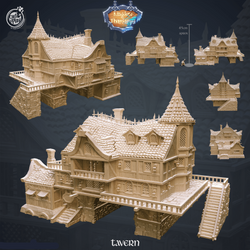 3D Printed Cast n Play Tavern Kingdom Of Thamarya 28mm 32mm D&D (Online Only)