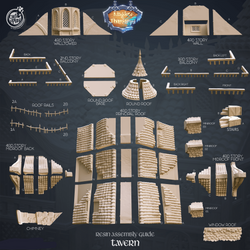 3D Printed Cast n Play Tavern Kingdom Of Thamarya 28mm 32mm D&D (Online Only)