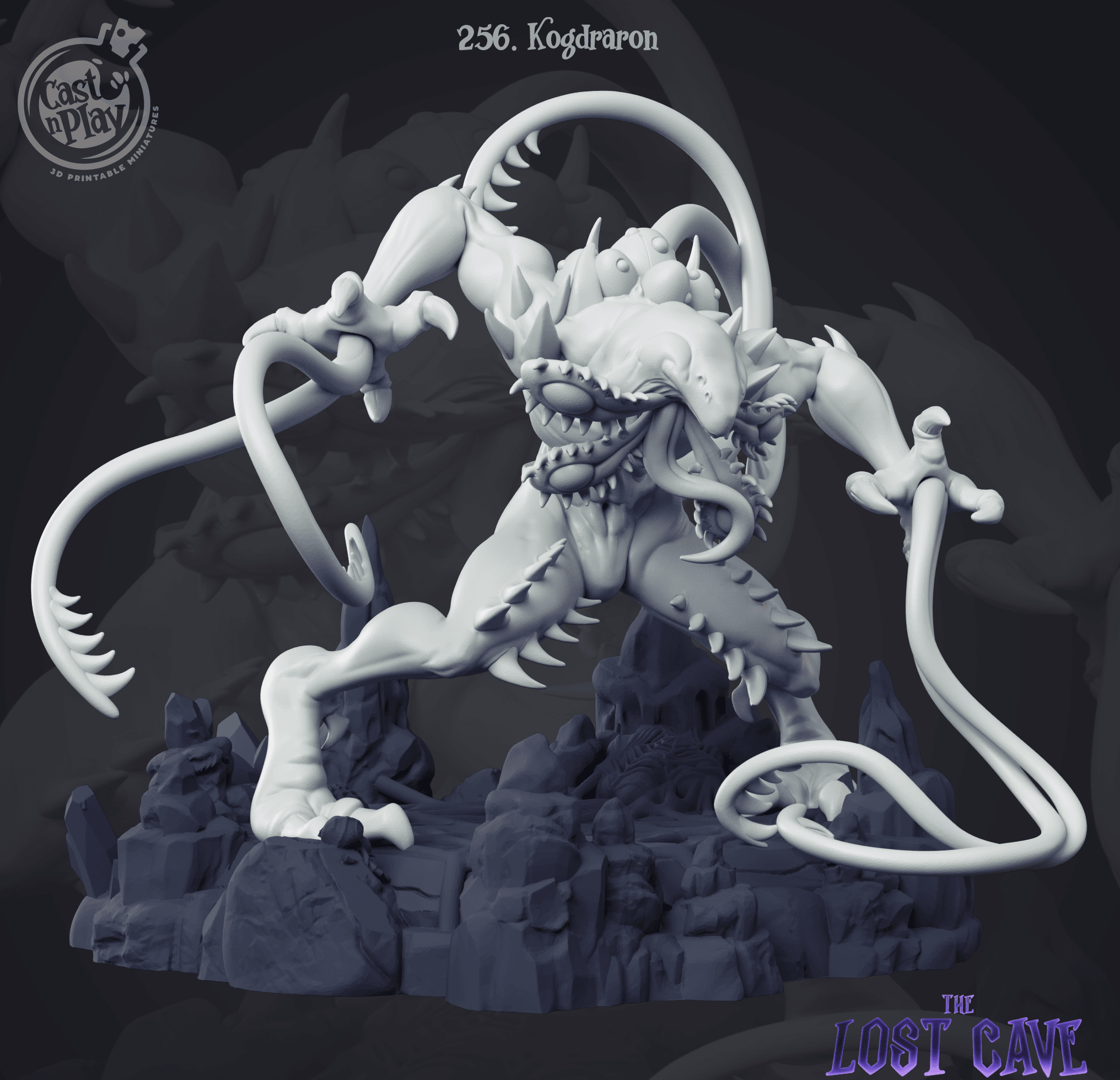 3D Printed Cast n Play The Lost Cave - Kogdraron 28mm 32mm D&D (Online Only)