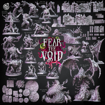 3D Printed Cast n Play The Sombre Prince Fear the Void 28mm 32mm D&D (Online Only)