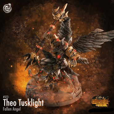3D Printed Cast n Play Theo Tusklight Depths of Hell 28mm 32mm D&D (Online Only)