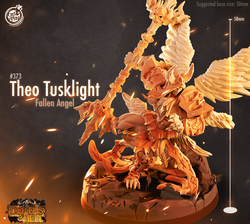 3D Printed Cast n Play Theo Tusklight Depths of Hell 28mm 32mm D&D (Online Only)
