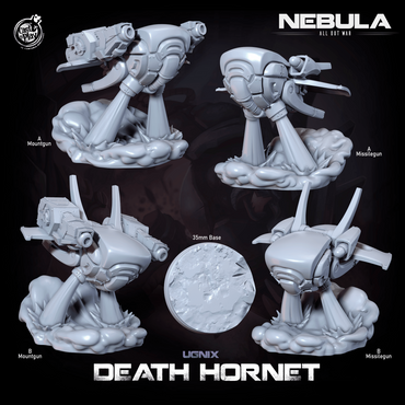 3D Printed Cast n Play Ugnix Death Hornet Drones Nebula All Out War 28mm 32mm D&D (Online Only)