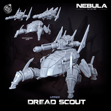 3D Printed Cast n Play Ugnix Dread Scout Nebula All Out War 28mm 32mm D&D (Online Only)