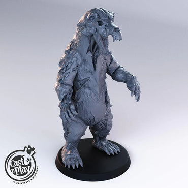 3D Printed Cast n Play Undead Bear 28mm 32mm D&D (Online Only)