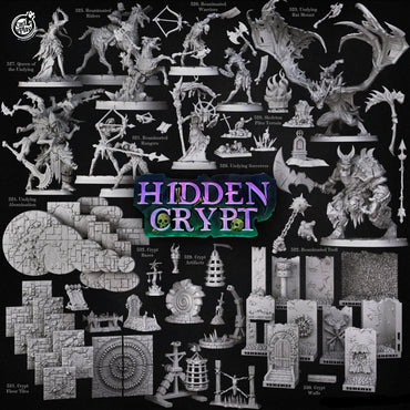 3D Printed Cast n Play Undying Bat Mount Hidden Crypt 28 32mm D&D (Online Only)