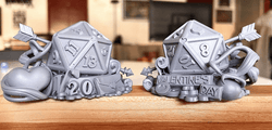 3D Printed Cast n Play Valentines Day Gamer Display D&D (Online Only)