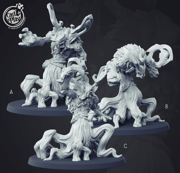 3D Printed Cast n Play Verdant Sentinel Set 28mm 32mm D&D (Online Only)