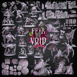 3D Printed Cast n Play Void Bases Fear the Void Set 28mm 32mm D&D (Online Only)