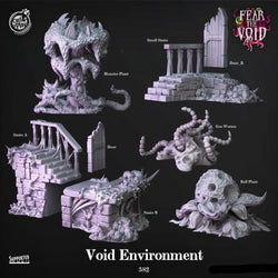 3D Printed Cast n Play Void Environment Terrain Fear the Void 28mm 32mm D&D (Online Only)