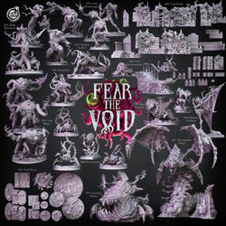 3D Printed Cast n Play Void Fearmonger Fear the Void 28mm 32mm D&D (Online Only)