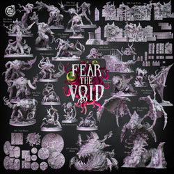 3D Printed Cast n Play Void Walls Terrain Fear the Void 28mm 32mm D&D (Online Only)