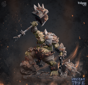 3D Printed Cast n Play Vridgagg Orge Uru'Can Tribe 28mm 32mm D&D (Online Only)