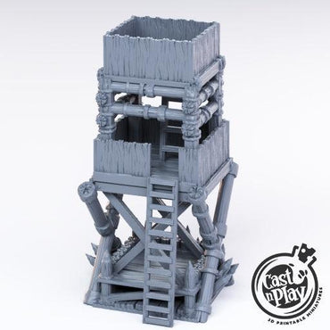 3D Printed Cast n Play - Watchtower 28mm 32mm D&D (Online Only)