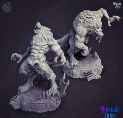 3D Printed Cast n Play Wyett Werewolf Midnight Curse 28mm 32mm D&D (Online Only)