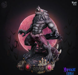3D Printed Cast n Play Wyett Werewolf Midnight Curse 28mm 32mm D&D (Online Only)