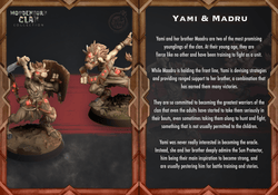 3D Printed Cast n Play Yami and Maadru Woodenhorn Clan 28mm 32mm D&D (Online Only)