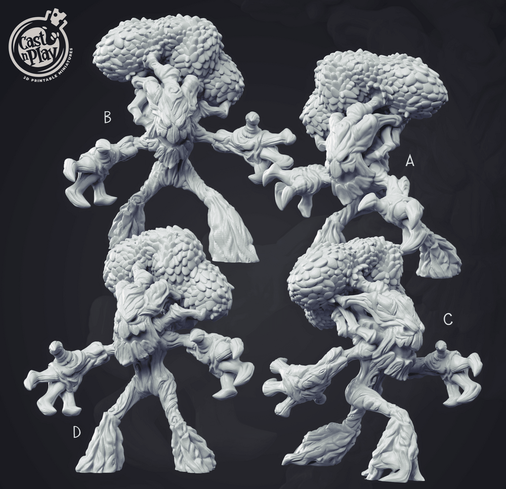 3D Printed Cast n Play - Young Ents Set 28mm 32mm D&D (Online Only)
