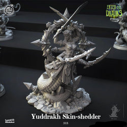 3D Printed Cast n Play Yuddrakh Skin-shedder Enter the Drains 28 32mm D&D (Online Only)