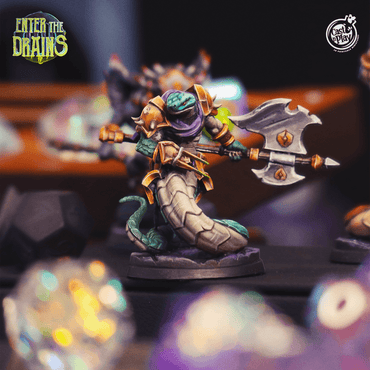 3D Printed Cast n Play Yuddrakh Warrior 28mm 32mm D&D (Online Only)