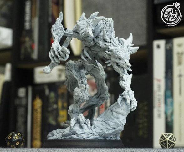 3D Printed Cast n Play - Zombie Boss 28mm 32mm D&D (Online Only)