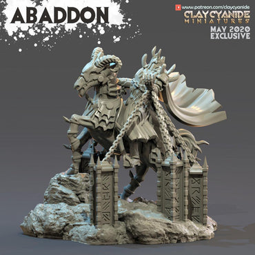 3D Printed Clay Cyanide Abaddon Angels VS Demons Ragnarok D&D (Online Only)