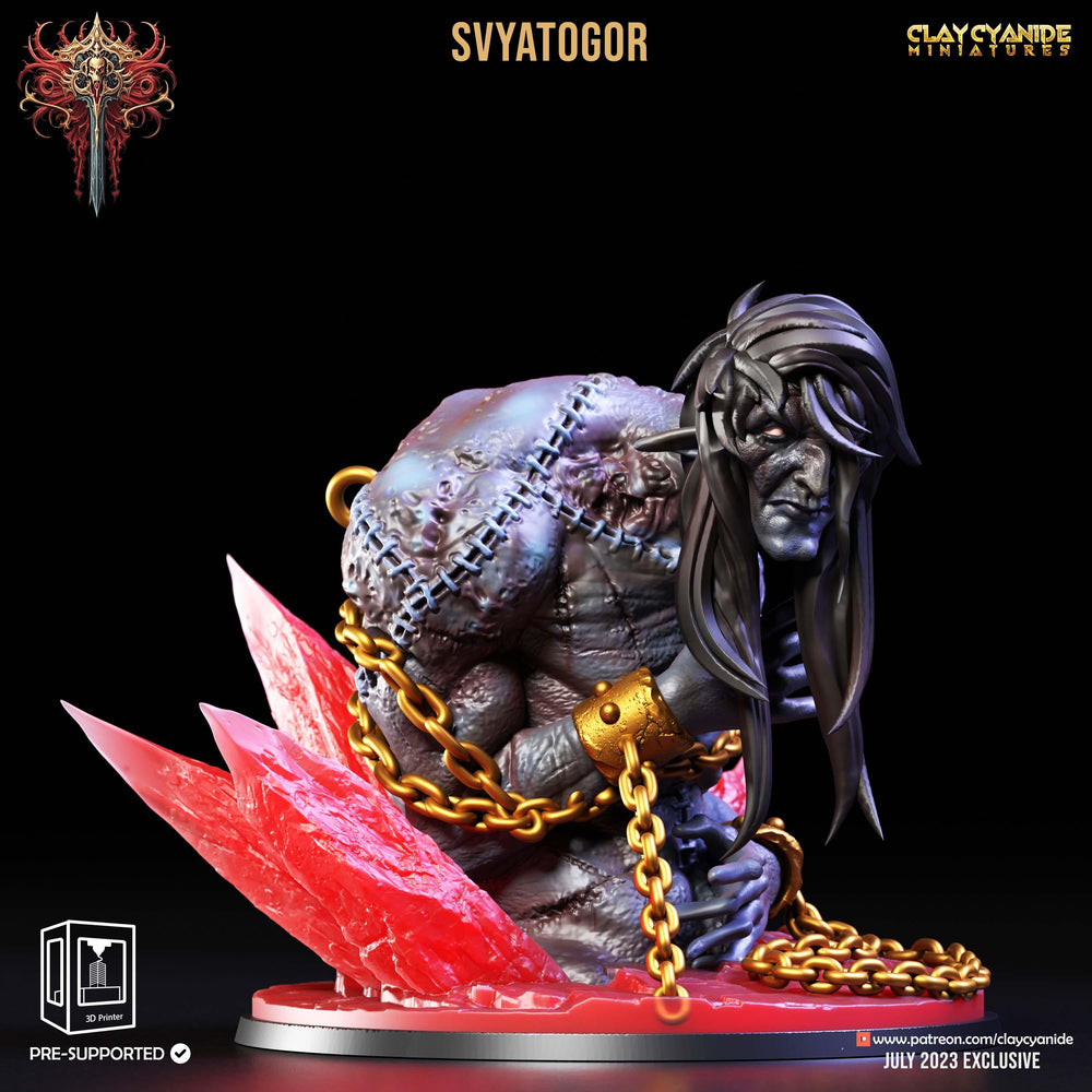 3D Printed Clay Cyanide ACT 1 The Ressurection of Chernobog 28 32 mm D&D (Online Only)