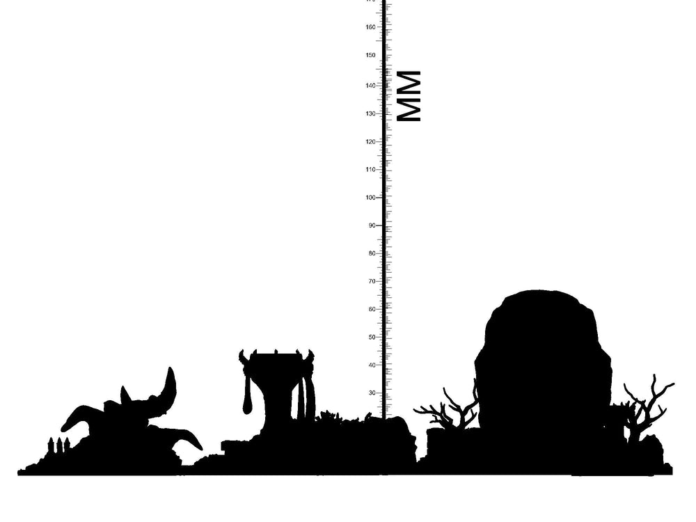 3D Printed Clay Cyanide ACT 1 The Ressurection of Chernobog 28 32 mm D&D (Online Only)