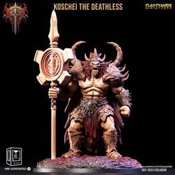 3D Printed Clay Cyanide ACT 1 The Ressurection of Chernobog 28 32 mm D&D (Online Only)