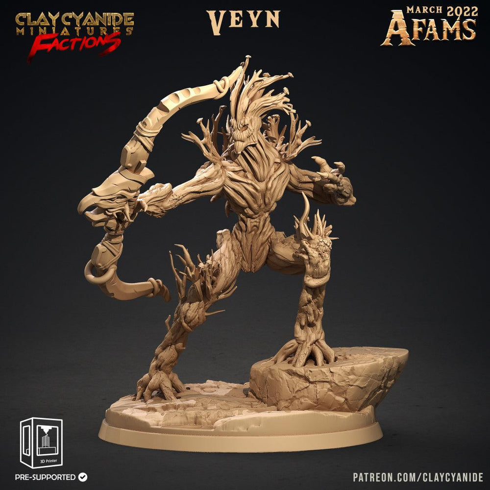 3D Printed Clay Cyanide Afams Treefolk Treant Factions Ragnarok D&D (Online Only)
