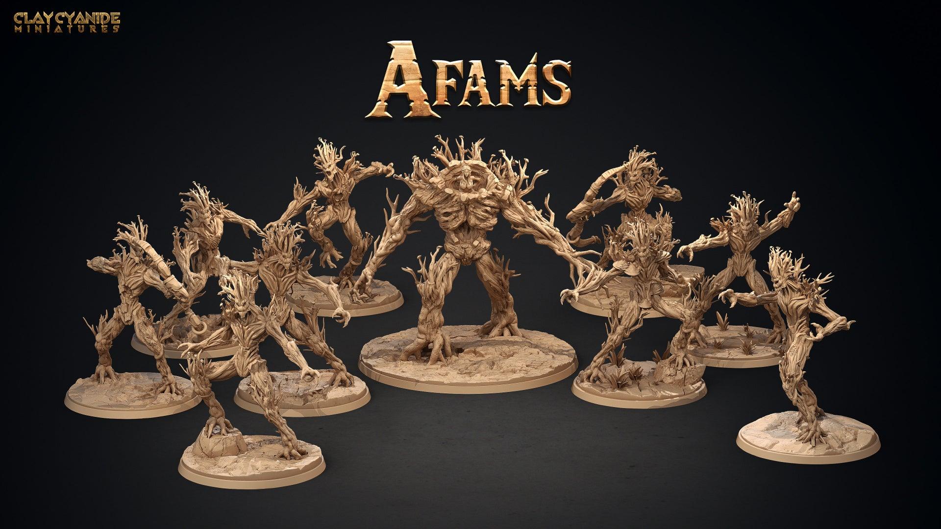 3D Printed Clay Cyanide Afams Treefolk Treant Factions Ragnarok D&D (Online Only)
