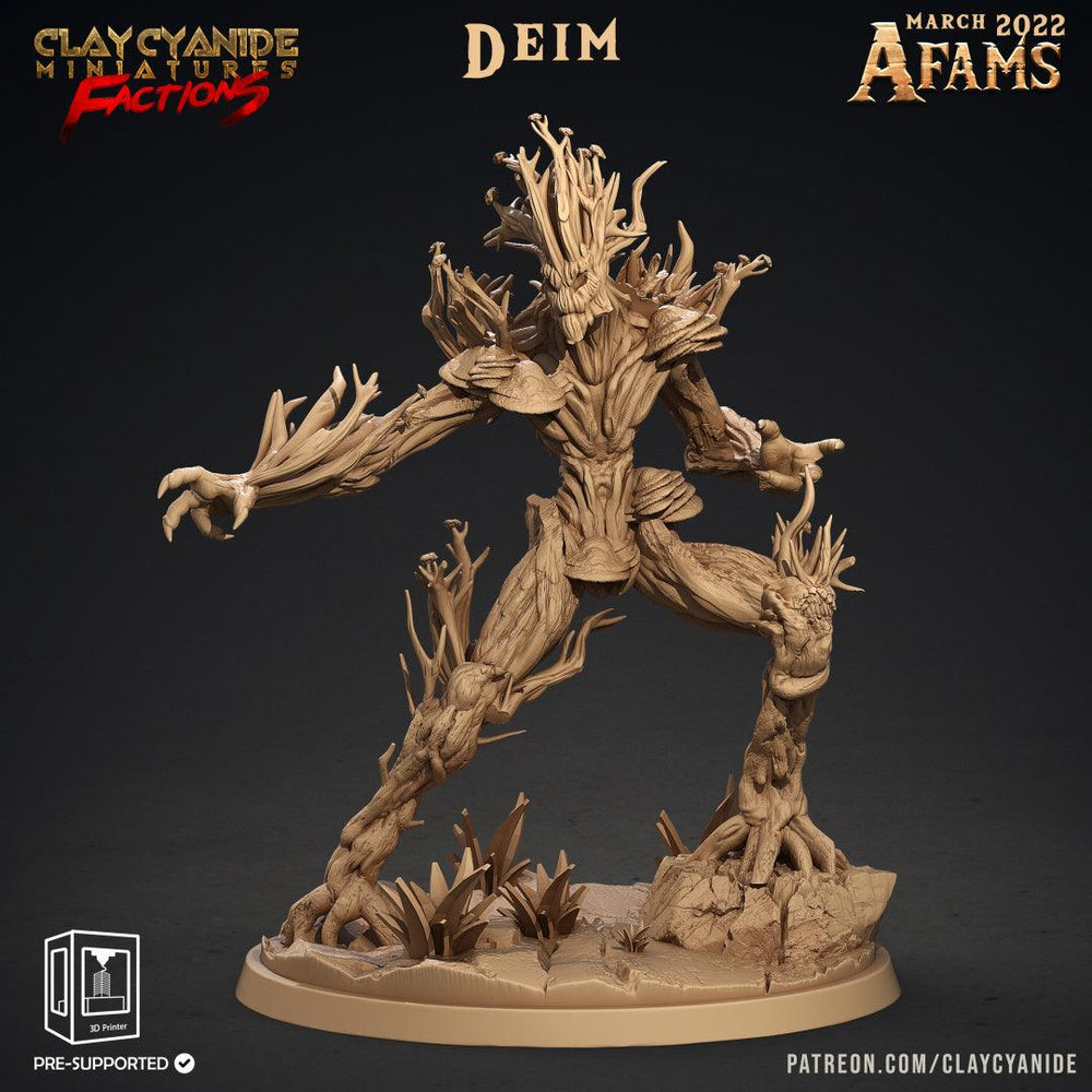 3D Printed Clay Cyanide Afams Treefolk Treant Factions Ragnarok D&D (Online Only)