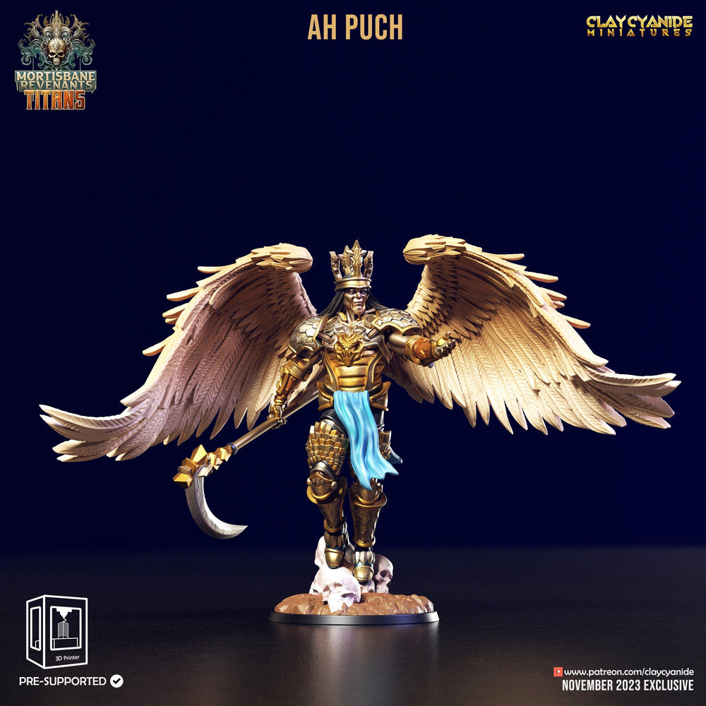 3D Printed Clay Cyanide Ah Puch Mortisbane Titans Set 28 32 mm D&D (Online Only)