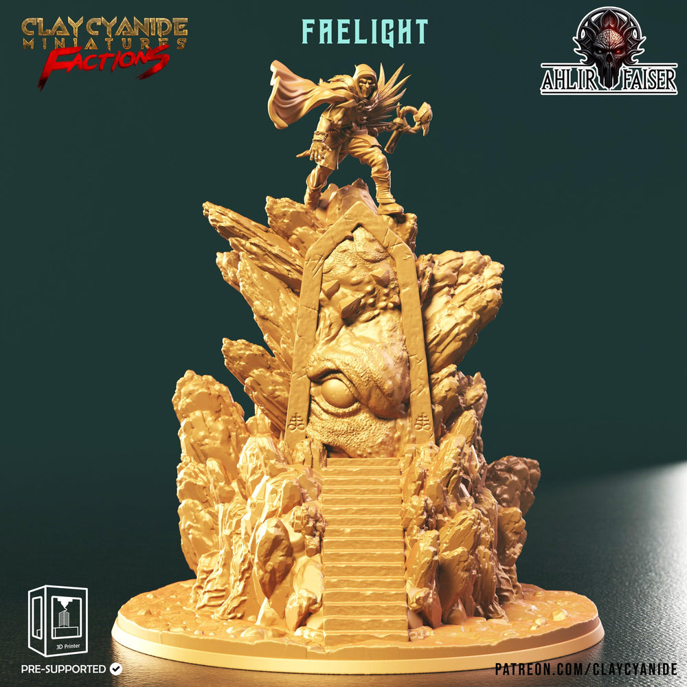 3D Printed Clay Cyanide Ahlir Faiser Factions Ragnarok D&D (Online Only)