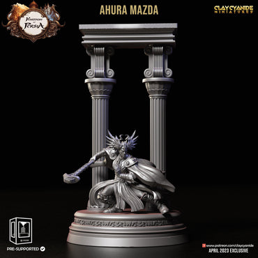 3D Printed Clay Cyanide Ahura Mazda Kingdom of Persia 28 32 mm D&D (Online Only)