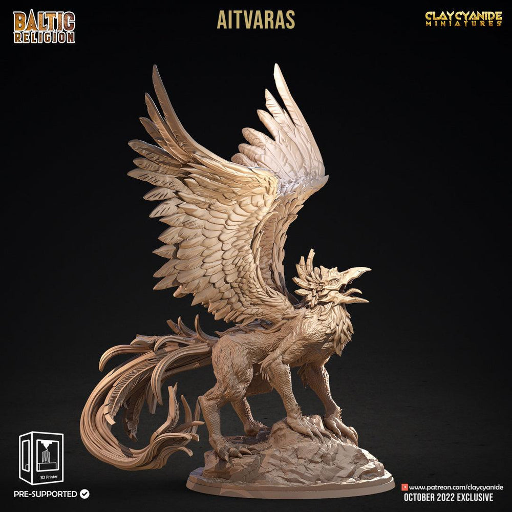 3D Printed Clay Cyanide Aitvaras Baltic Religion 28mm-32mm Ragnarok D&D (Online Only)