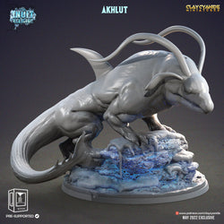 3D Printed Clay Cyanide Akhlut Inuit Religion Ragnarok D&D (Online Only)