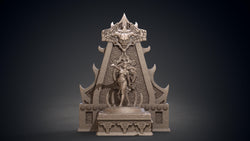 3D Printed Clay Cyanide Akivasha and Throne Hyborean Age Ragnarok D&D (Online Only)