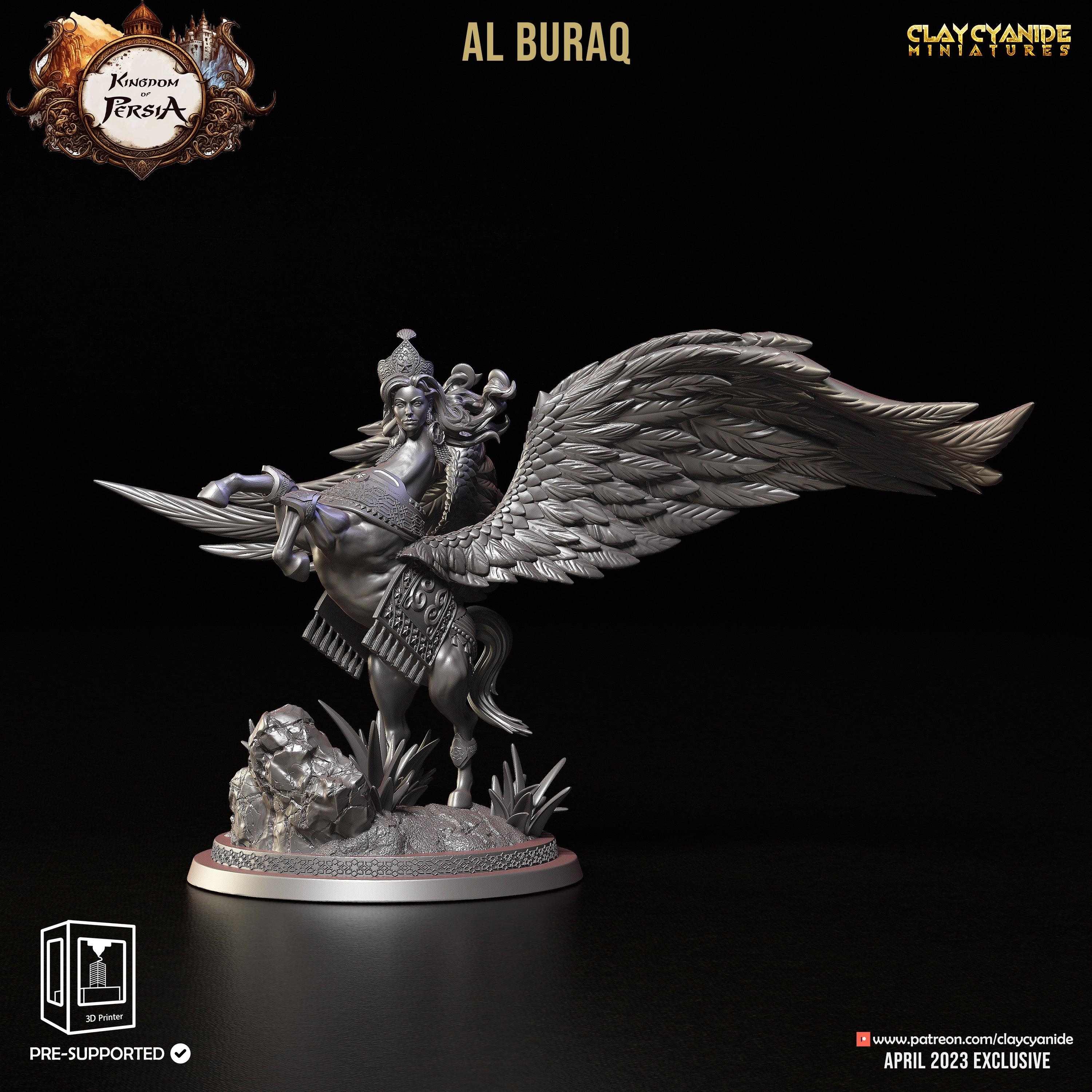 3D Printed Clay Cyanide Al Buraq Kingdom of Persia 28 32 mm D&D (Online Only)